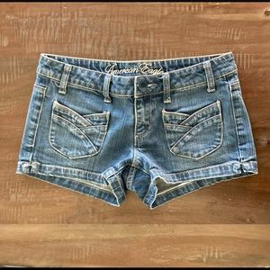 American Eagle Jean Short Shorts Size 4